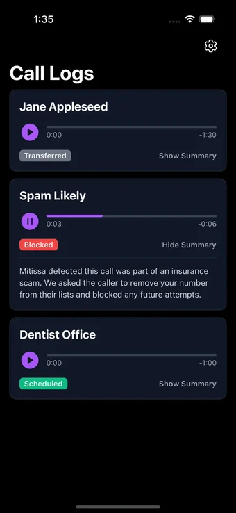 Mitissa product screenshot